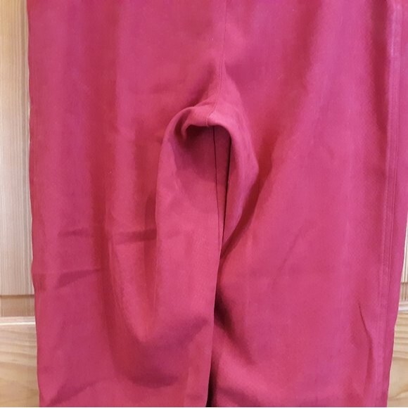 Cache Red Snakeskin Pants Ultra High Rise 8 - Picture 7 of 12